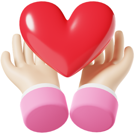 Love Care  3D Icon