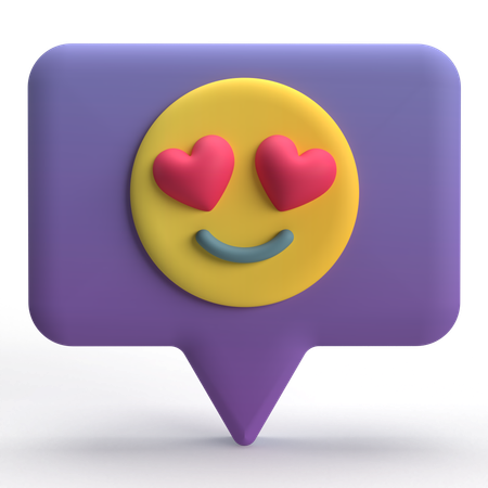 Love Chat  3D Icon