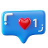 love chat emoji 3d