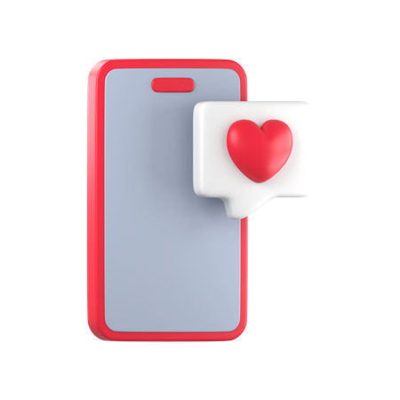 Love Chatting  3D Icon