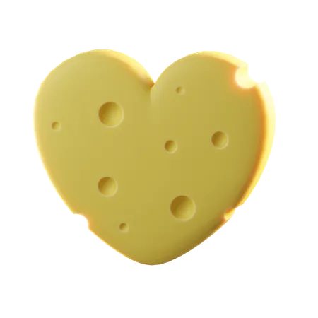 Love Cheese  3D Icon