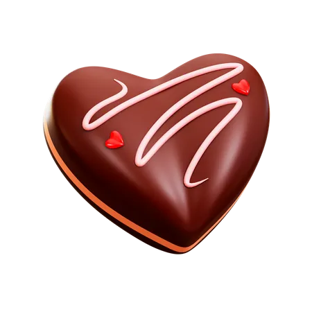 Love Chocolate  3D Illustration