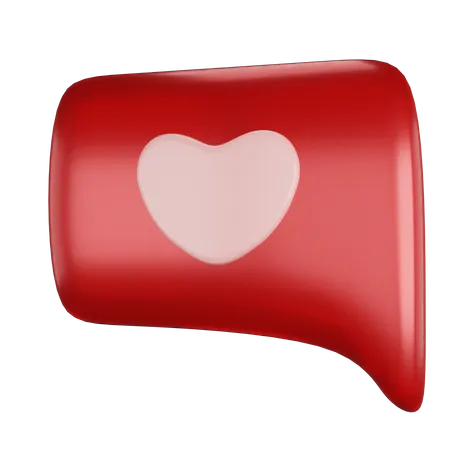 Chat About Love 3D Icon