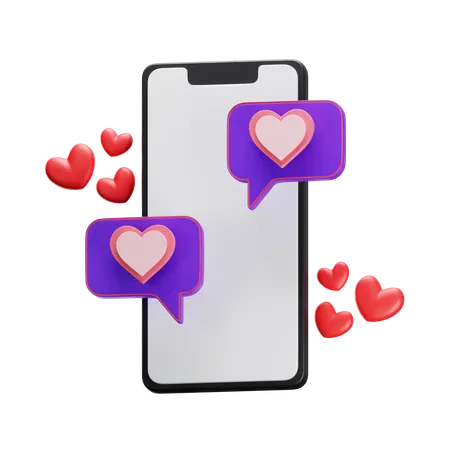 Love Conversation  3D Icon