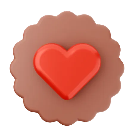 Love Cookie  3D Icon