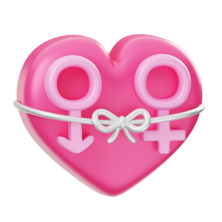 Love Couple  3D Icon