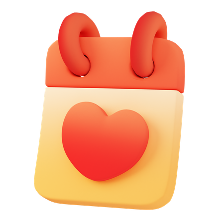 사랑 데이트  3D Icon