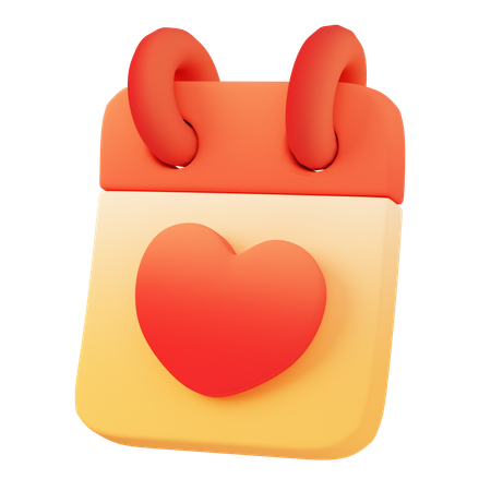 Love date  3D Icon