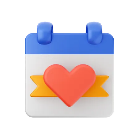 Love Date  3D Icon