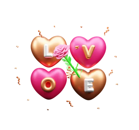 Love Decoration  3D Icon