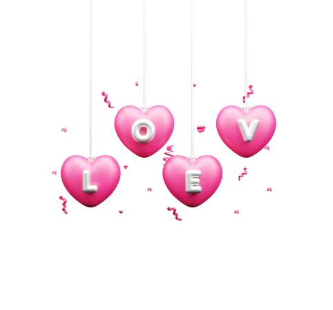 Love Decoration  3D Icon