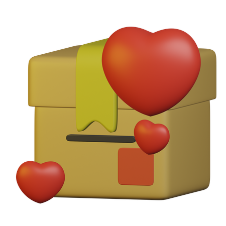Love Delivery  3D Icon