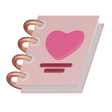 Love Diary  3D Icon