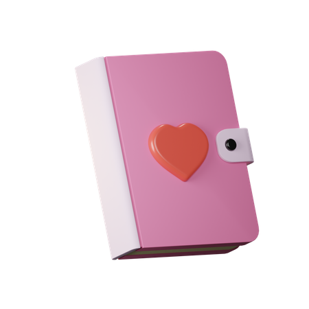 Love Diary  3D Icon