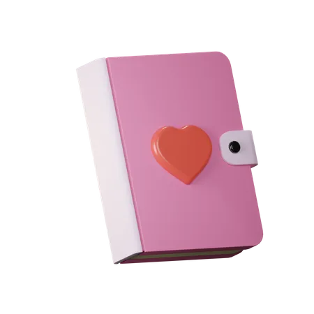 Love Diary  3D Icon