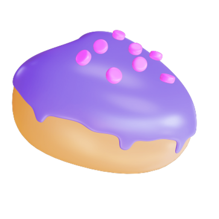 Love Donut 3D Illustration