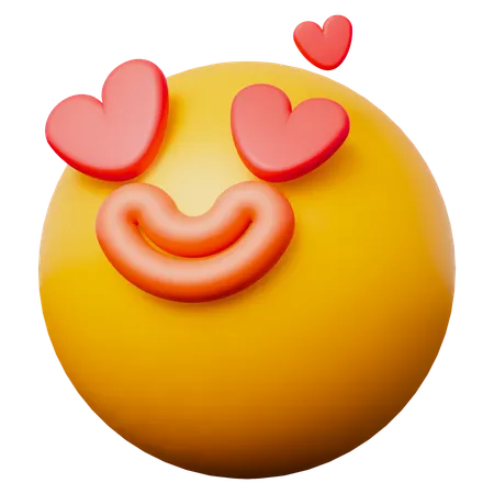 Love Emoji  3D Icon
