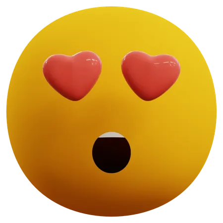 Love Emoji  3D Icon