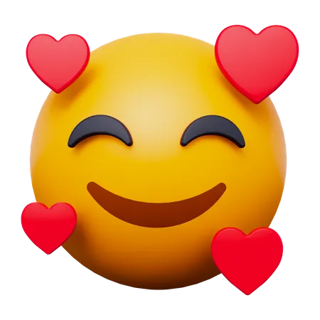 Love Emoji  3D Icon