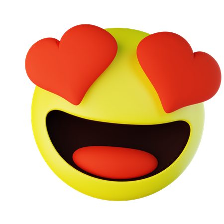 Love Emoji  3D Icon