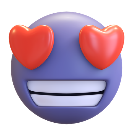 Love Emoji  3D Illustration