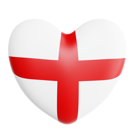 Love England  3D Icon