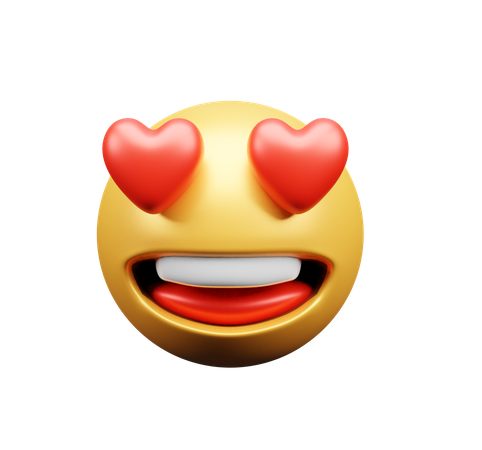 Love face expression  3D Icon