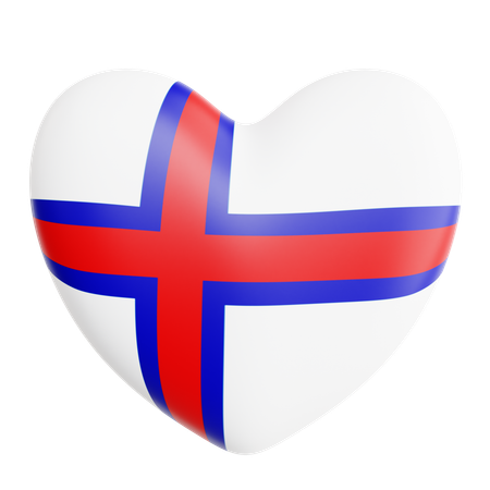 Love Faroe Islands  3D Icon