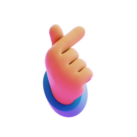 Love Finger Hand Gesture  3D Icon