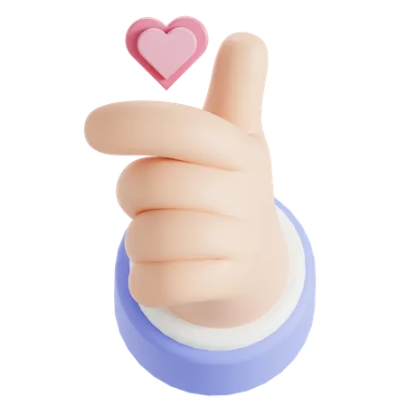 Love Fingers  3D Icon
