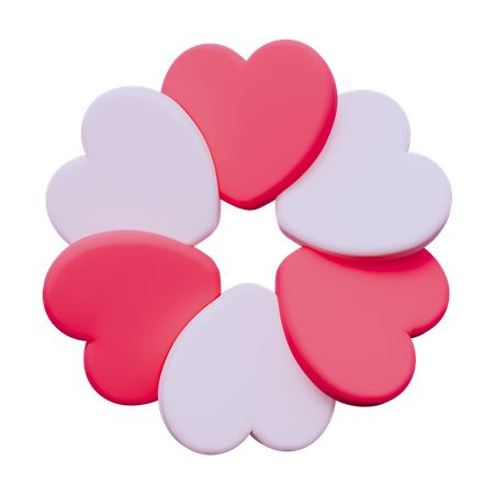Love Flower  3D Icon