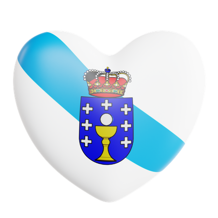 Love Galicia  3D Icon