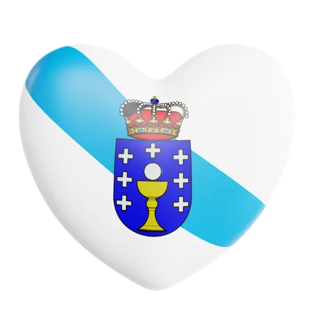 Love Galicia  3D Icon