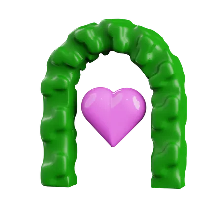 Portão do amor  3D Icon