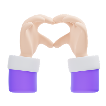 Love Gesture Gesture  3D Icon