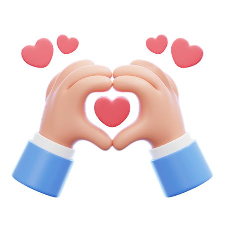 Love Gesture  3D Icon