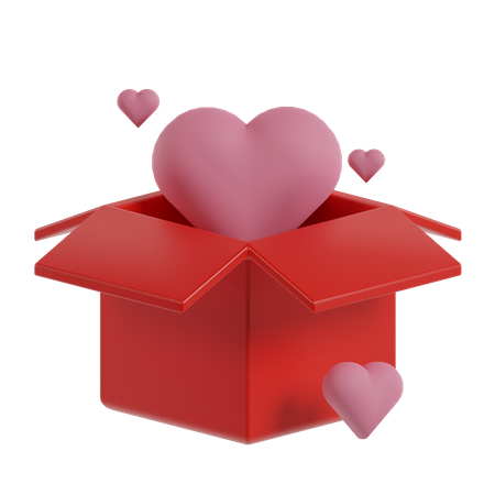 Love Gift  3D Icon