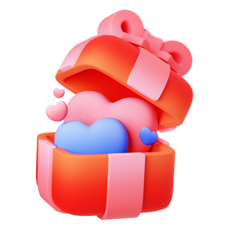 Love gift  3D Icon