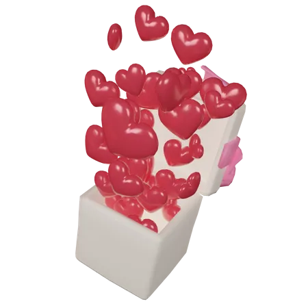 Love Gift  3D Icon