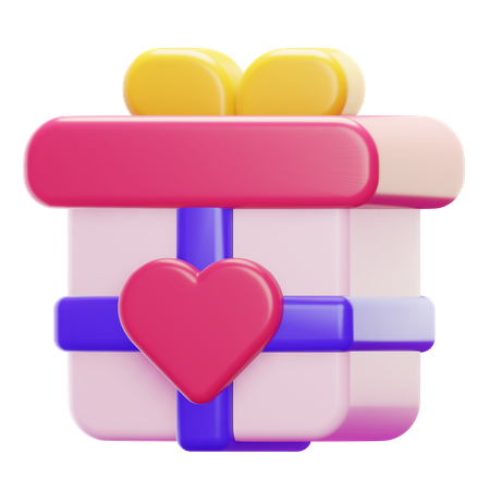 LOVE GIFT  3D Icon