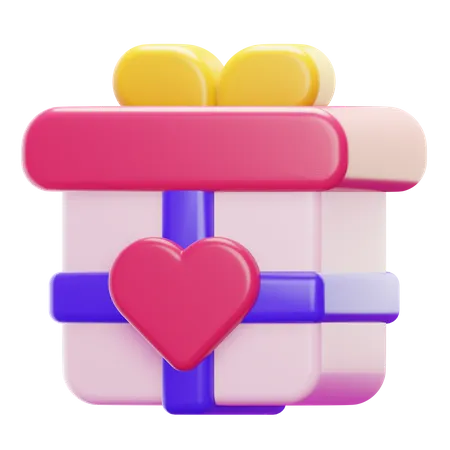 LOVE GIFT  3D Icon