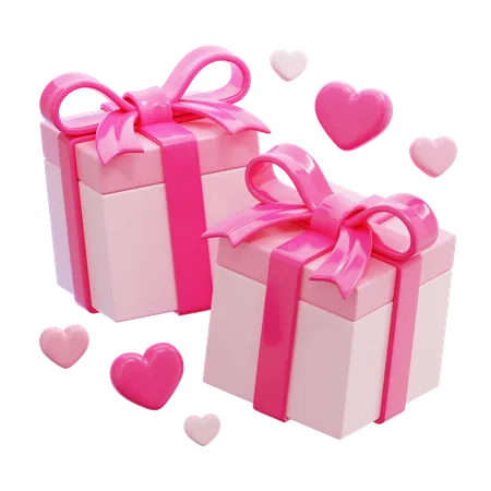 Love Gift  3D Icon