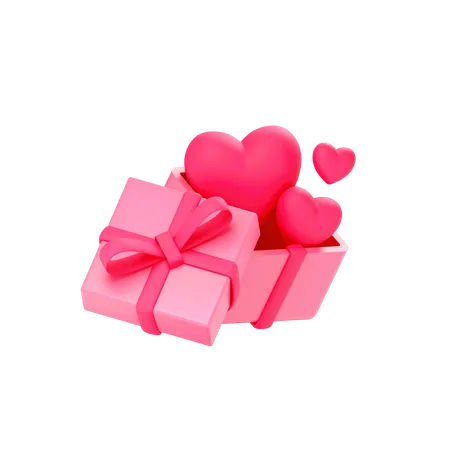 Love Gift  3D Icon