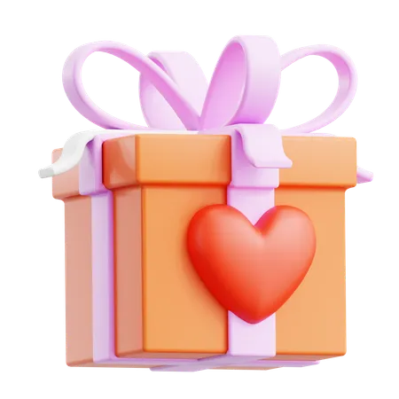 Love Gift  3D Icon