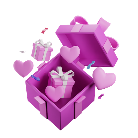 Love Gift  3D Icon