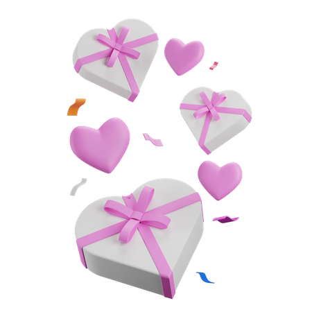 Love Gift  3D Icon