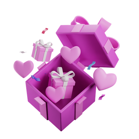 Love Gift  3D Icon