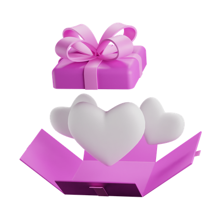 Love Gift  3D Icon