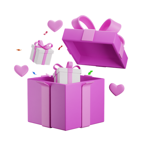 Love Gift  3D Icon