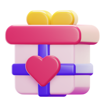 LOVE GIFT 3D Icon